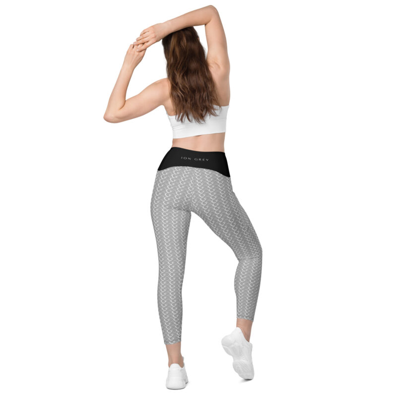 ION GREY Crossover Leggings - Image 3