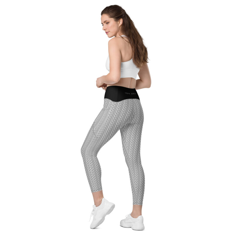 ION GREY Crossover Leggings - Image 4