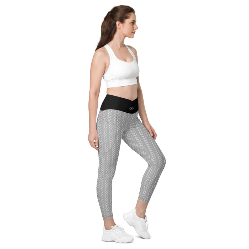 ION GREY Crossover Leggings - Image 2