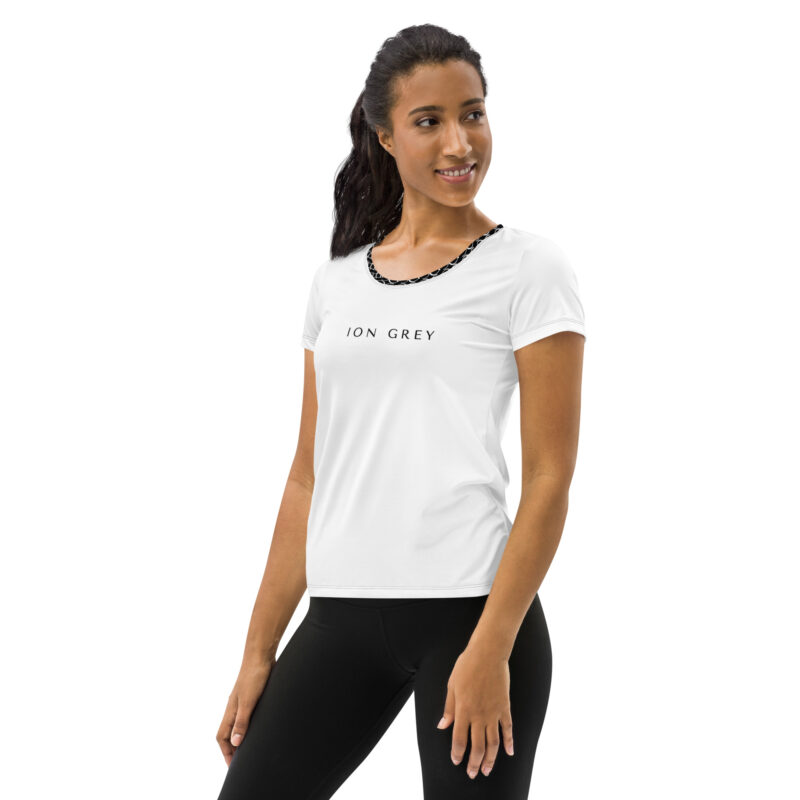 ION GREY Women's Athletic T-shirt - Image 4