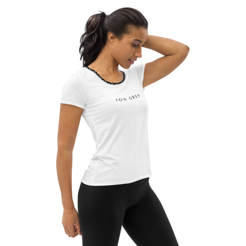 ION GREY Women's Athletic T-shirt - Image 3