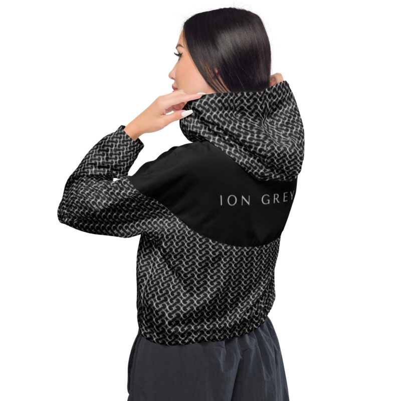 ION GREY Women’s DS Crop Training Windbreaker - Image 2