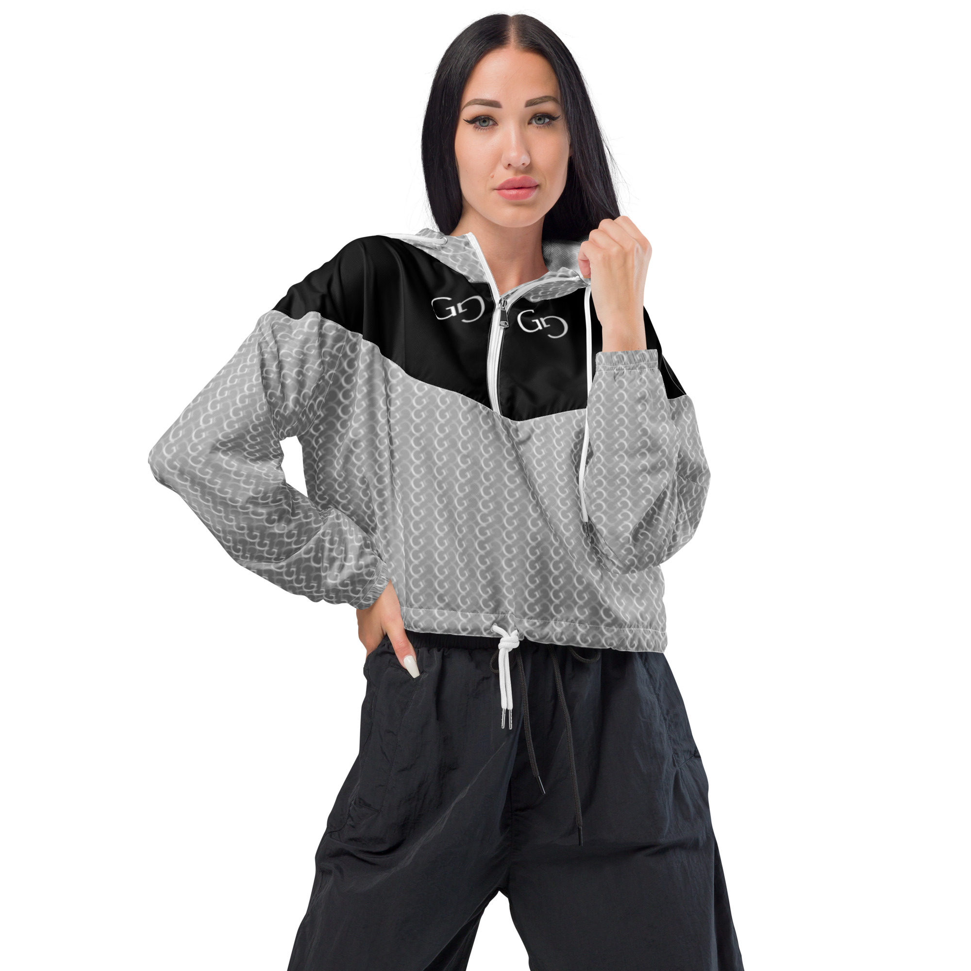 ION GREY Women’s Crop Training Windbreaker