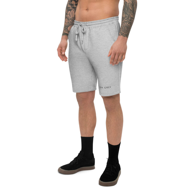 ION GREY Men's Fleece Shorts - Image 2