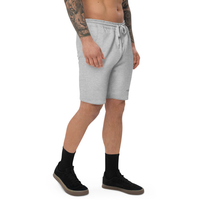 ION GREY Men's Fleece Shorts - Image 3