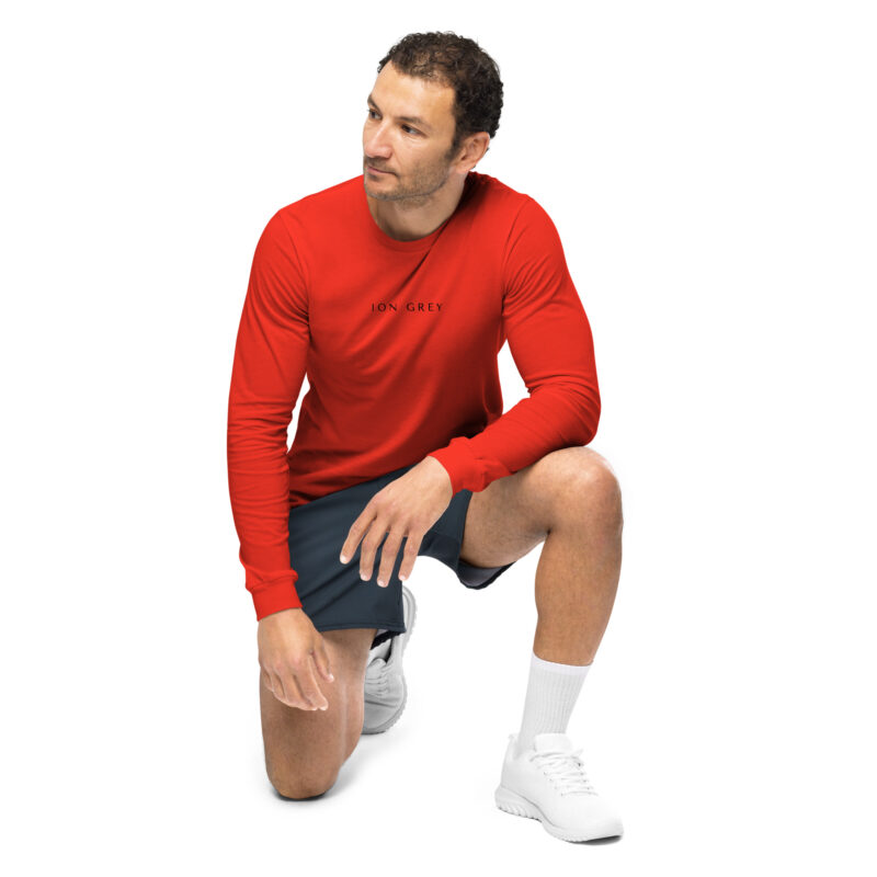 ION GREY Long Sleeve Athletic Tee - Image 2