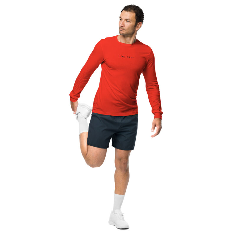 ION GREY Long Sleeve Athletic Tee - Image 3