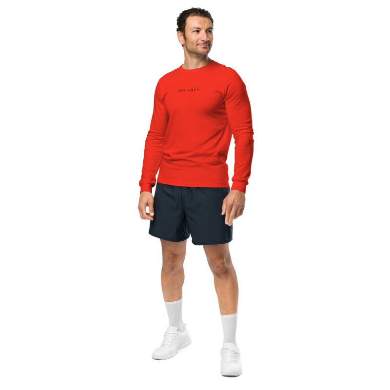 ION GREY Long Sleeve Athletic Tee - Image 4