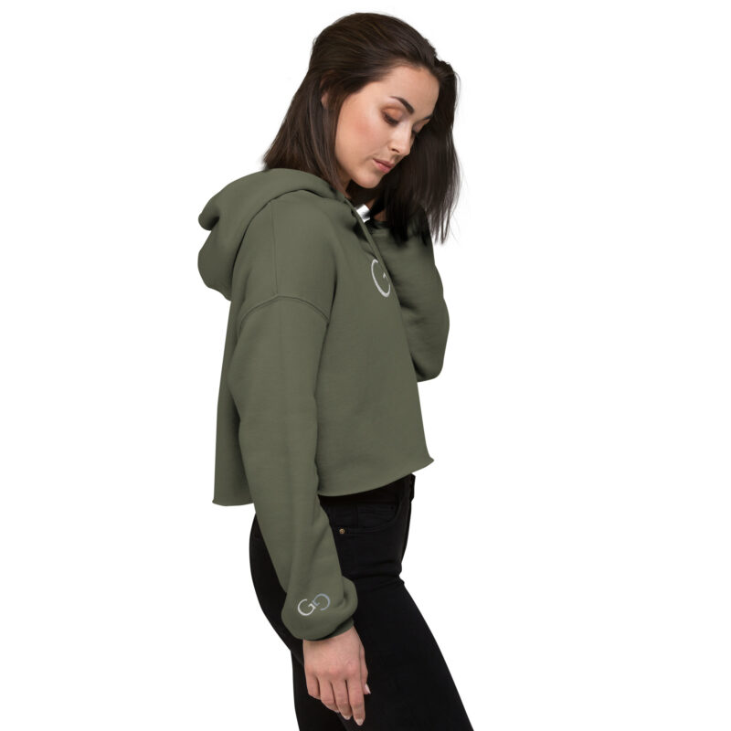 ION GREY Women's Crop Training Hoodie - Image 10