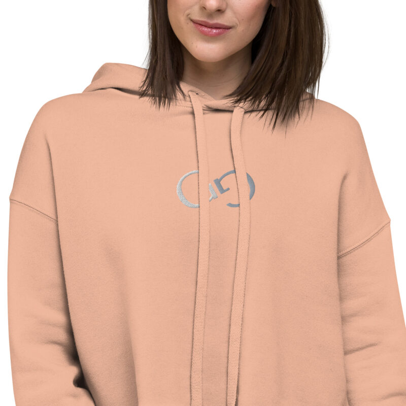 ION GREY Women's Crop Training Hoodie - Image 17