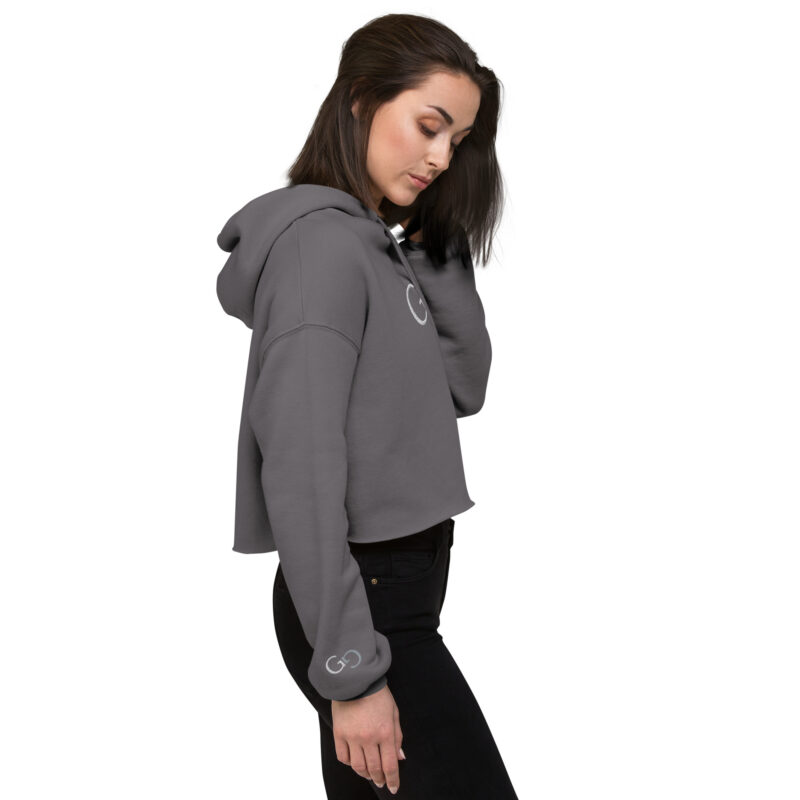 ION GREY Women's Crop Training Hoodie - Image 15